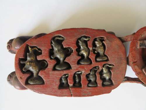 Wooden Elephant with Weights & Scales