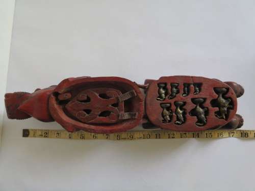 Wooden Elephant with Weights & Scales