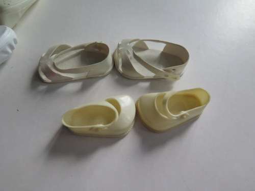 Vintage Dolls` shoes -  4 pairs