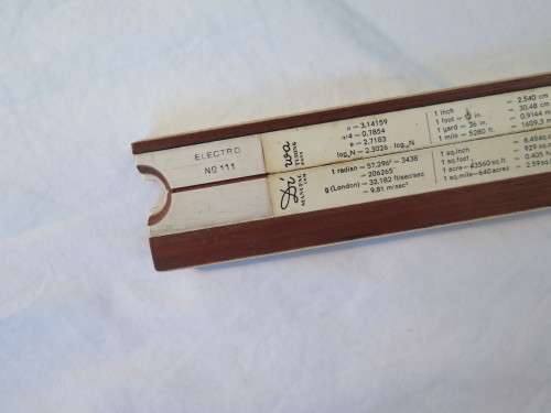 Slide Rule Diwa Electro No 111