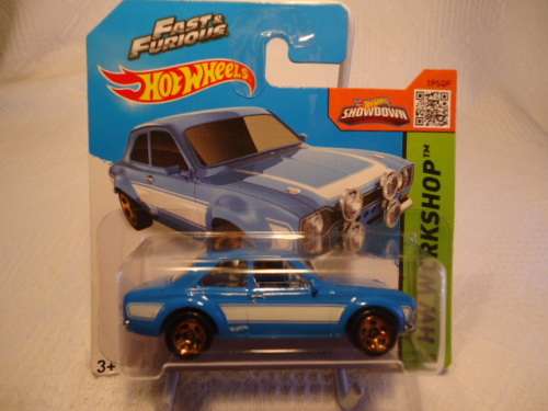 Hotwheels - # 221/250 - '70 Ford Escort RS1600 - Fast and Furious - 2015