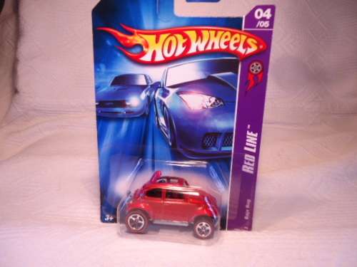 Hot Wheels - # 099/223 - Red Line Series 04/05 - Baja Bug # 161 - Long Card - 2007