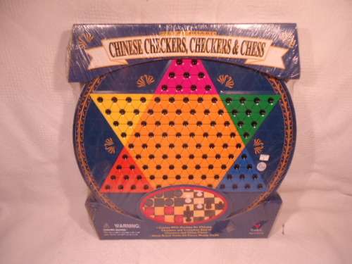 Games  Tin - Metal Board - Chinese Checkers, Checkers & Chess
