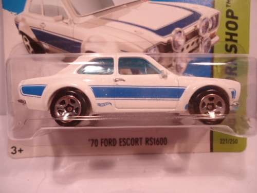 Hotwheels - # 221/250 - Workshop - '70 Ford Escort RS1600 - 2015