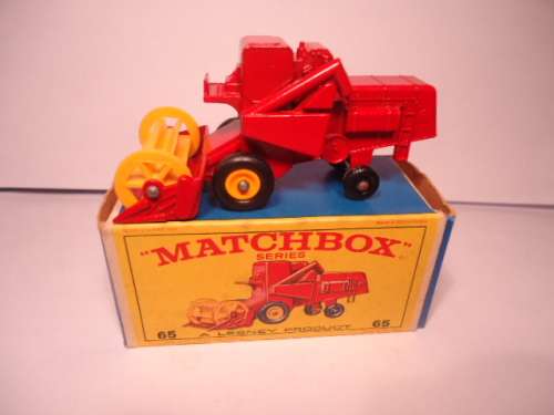 Matchbox - Regular Wheels - # 65C - Claas Combine Harvester - BPW