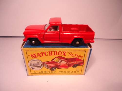 Matchbox - Regular Wheels - # 17B - Jeep Gladiator Pick Up Truck - BPW