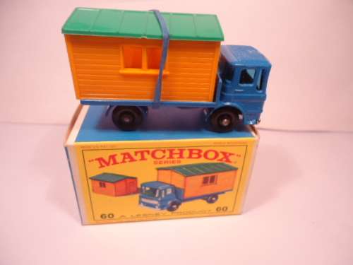 Matchbox Regular Wheels - # 60B - Leyland Truck with Site Office - BPW