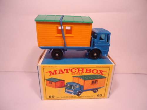 Matchbox Regular Wheels -  60B - Leyland Truck with Site Office - BPW