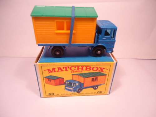 Matchbox Regular Wheels - # 60B - Leyland Truck with Site Office - BPW