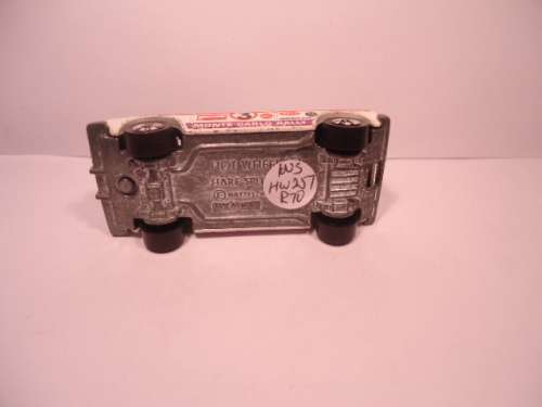 Hotwheels - # 2504 - 1979 - Hare Splitter - missing spare wheel and bracket - made in Malaysia