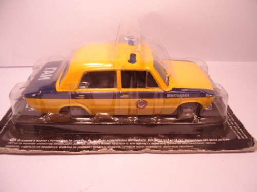 Russian Models - # BA3- 2101 - DeAgostini Russian Legend Lada Vaz - Police Car