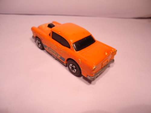 Hotwheels - # 2523 - 55 Chevy - 55 Chevy Transfer - red and yellow flames - 1978