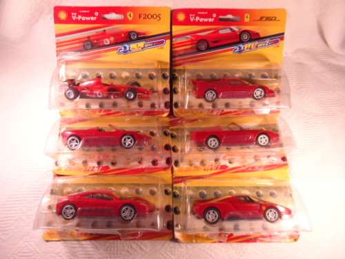 CNA - Shell V-Power - Ferrari - Set of six(6) - 1/38