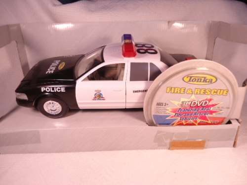Tonka - Police Car - Battery Operated - Lights and sound - # 05036 - Plastic