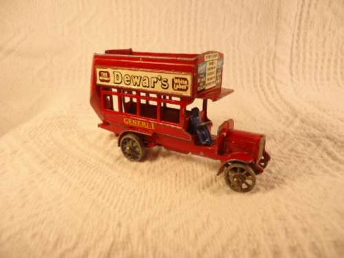 Matchbox - MOY - 1911 `B` type london Bus - Dewar`s - # Y2