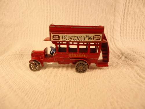 Matchbox - MOY - 1911 `B` type london Bus - Dewar`s - # Y2