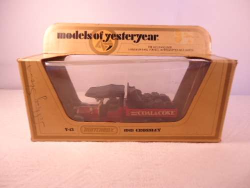 Models of Yesteryear - 1918 Crossley - Evans  Bros. Coal & Coke - Y13