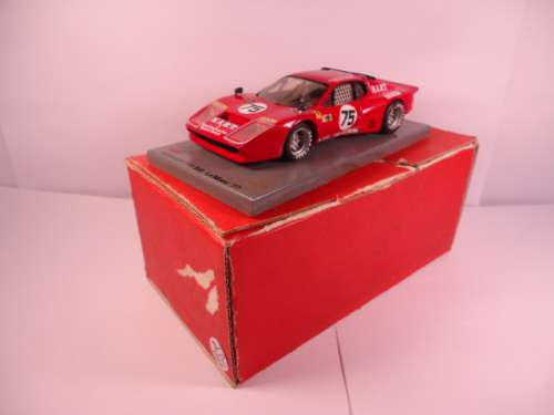 Meri Kits - Ferrari 512 BB Le Mans 1977 #75 - Built Die cast Kit