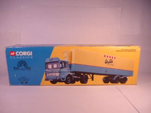 Corgi Classics - Wall`s AEC Refrigerated Box Trailor Set - Wall`s Ice Cream - # 21401