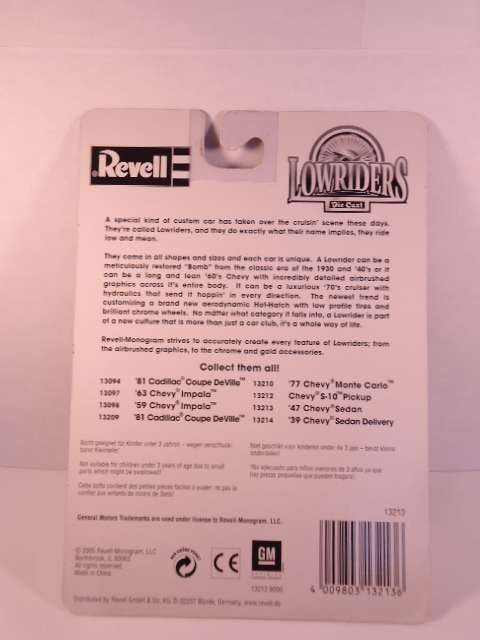 Revell - 47 Chevy Sedan - Lowriders - #13213