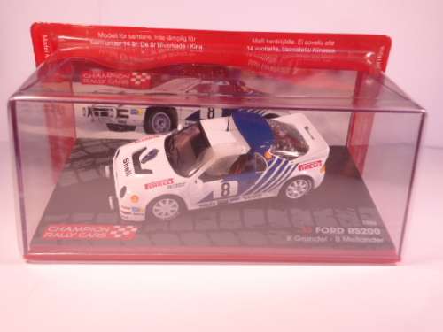 Champion Rally Cars - 1986 Ford RS200 - K.Grundel - B.Mellander - #8