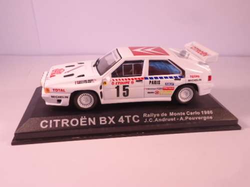 CNA Rally Cars - Citroen BX 4TC - Rallye de Monte Carlo 1986 - J.C. Andruet - A. Peuvergne - #15