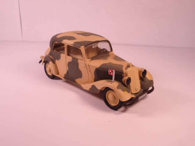 Solido - Mercedes-Benz 170V, Afrika Korps with camouflage - Victoria