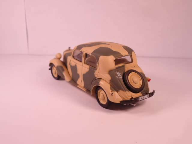 Solido - Mercedes-Benz 170V, Afrika Korps with camouflage - Victoria