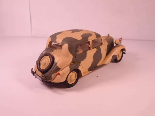 Solido - Mercedes-Benz 170V, Afrika Korps with camouflage - Victoria