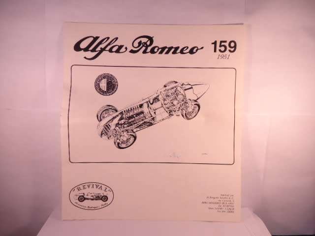 Revival - Alfa Romeo 159 1951 - 1/20 scale - sealed - #86101/P