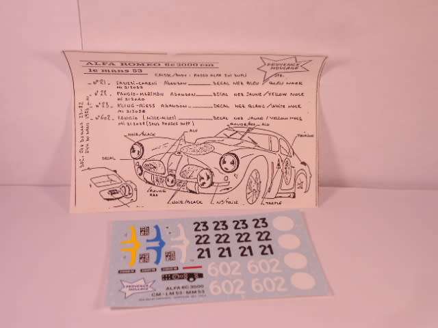 Provence Moulage - Alfa Tubolare - LM64 - # 125.4 - Partially painted Resin Kit