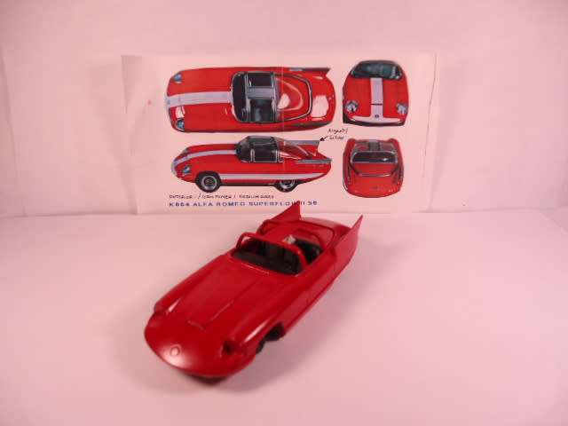 Provence Moulage - Alfa Romeo 1956 Superflow II - #K864 - 60% built Resin Kit