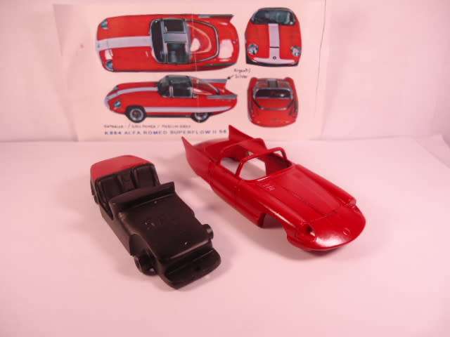 Provence Moulage - Alfa Romeo 1956 Superflow II - #K864 - 60% built Resin Kit
