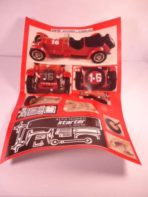 Starter - Alfa Romeo No.16, 1 24 Heures Du Mans 1931 - #142.6 - Unbuilt Resin Kit