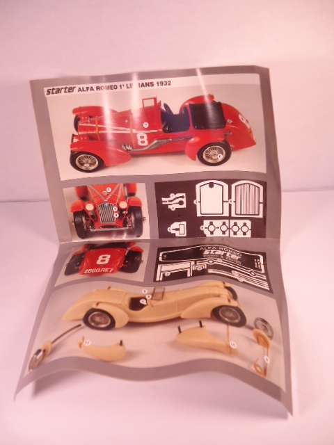 Starter - Alfa Romeo No.8, 1st Le Mans 1932 - #145.1 - Unbuilt Resin Kit