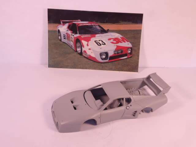 Meri Kits - Ferrari 512BB 3M/ISO 24h Le mans 1979 - # MB 009 - Unbuilt White Metal Kit