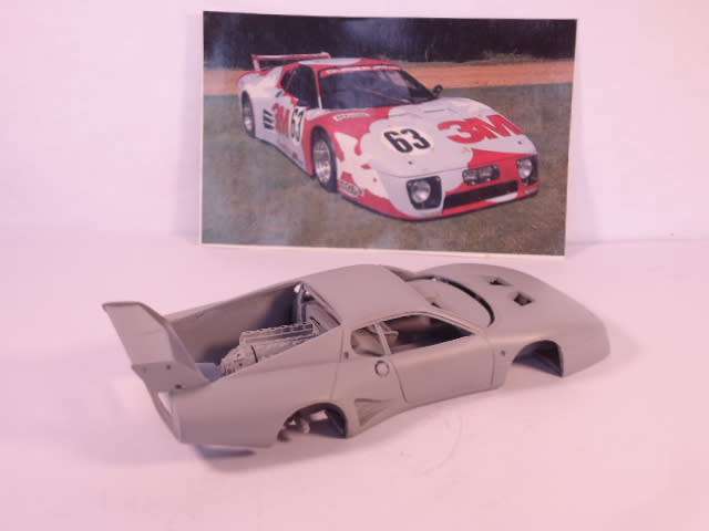 Meri Kits - Ferrari 512BB 3M/ISO 24h Le mans 1979 - # MB 009 - Unbuilt White Metal Kit