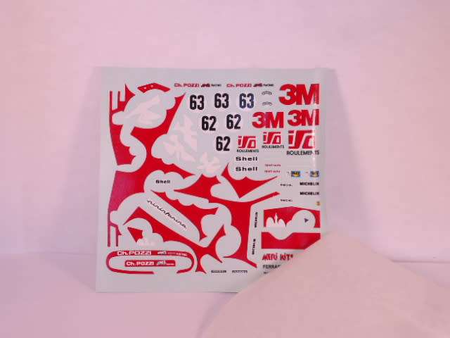 Meri Kits - Ferrari 512BB 3M/ISO 24h Le mans 1979 - # MB 009 - Unbuilt White Metal Kit