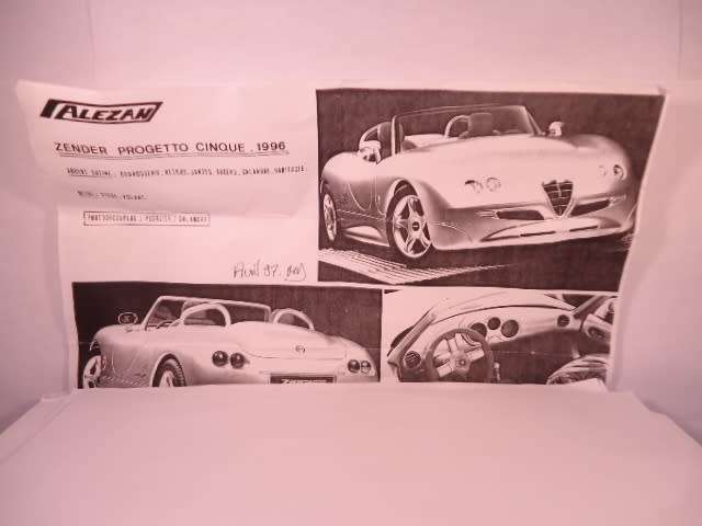 Alezan - Alfa Romeo - Zender Progetto Cinque - 1996 - #202 - Resin Kit
