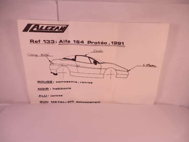 Alezan - Alfa Romeo - 164 Proteo - 1991 - #133 - Resin Kit
