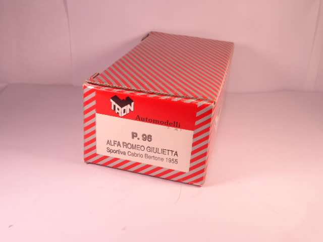 Tron Kits - Alfa Romeo Giulietta Sportiva Cabrio Bertone, 1955 - #P96 - 90% built Resin Kit