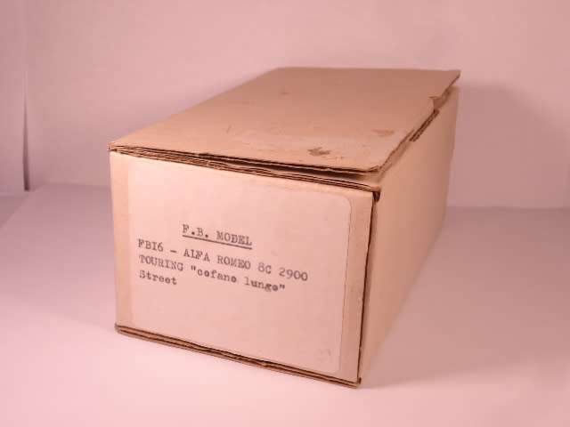 FB Model - Alfa Romeo 8c 2900 Toutin `Cegane Lunge` Street - # FB 16 - 80% built Resin Kit