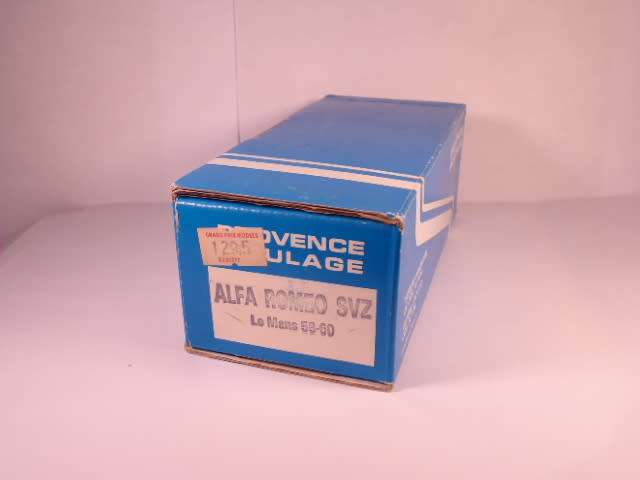 Provence Moulage - Alfa Romeo - SVZ - Le Mans - 1958 - 1960 - #129.5 - Hand Built Resin Kit