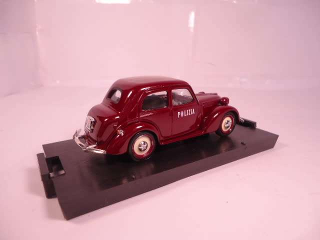 Brumm - Fiat 1100E Berlina 1949 - Polizia Stradale Amaranto - #R453