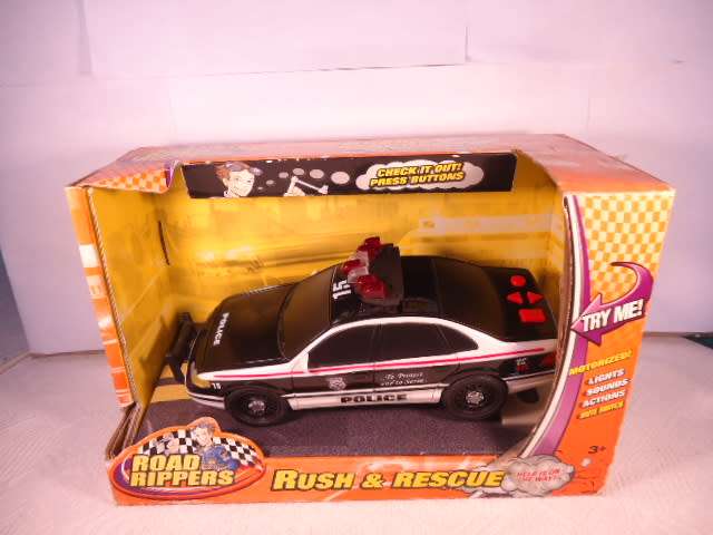 Toy State - Patrol Car - Rush & Rescue - Operational, Battery Operated - #34520