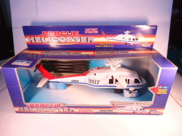Power Vehicles - Rescue Helicopter - Battery operated, plastic model - #8217