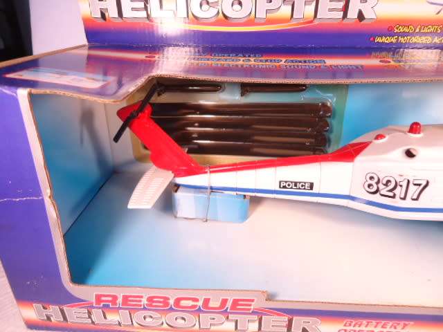 Power Vehicles - Rescue Helicopter - Battery operated, plastic model - #8217