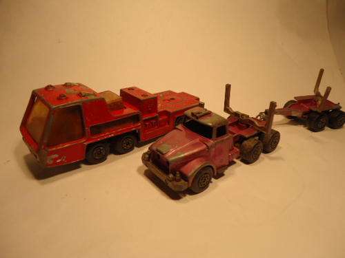 Matchbox Super Kings - Log truck and Fire Tender for Spares