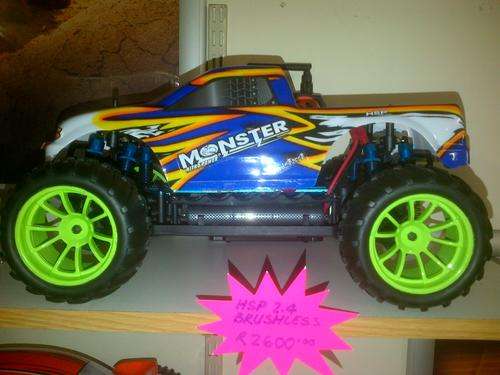 HSP 1:10 MONSTER TRUCK WITH BATTERY/CHARGER/2.4GHZ RADIO - READY TO RUN