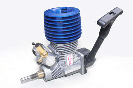 GO18 NITRO MOTOR WITH PULLSTART AND CARB